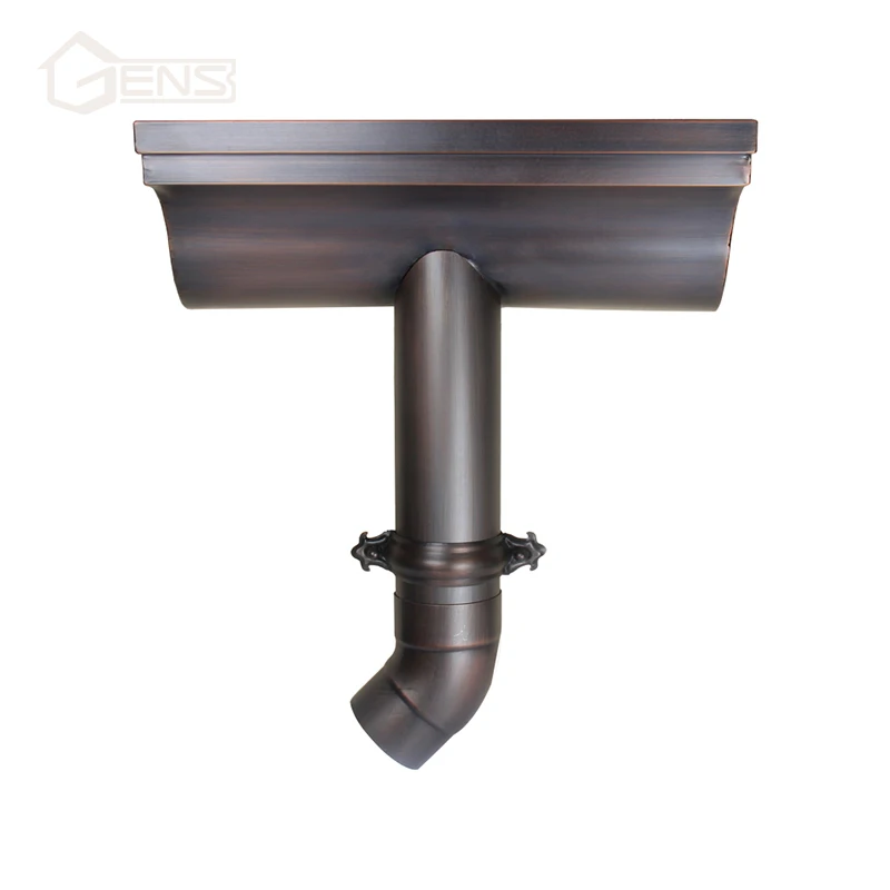 Factory Hot Sale K-Style Gutter Copper Drainage System Ensures Efficient Drainage Easily Dispels Rainwater With Good Service