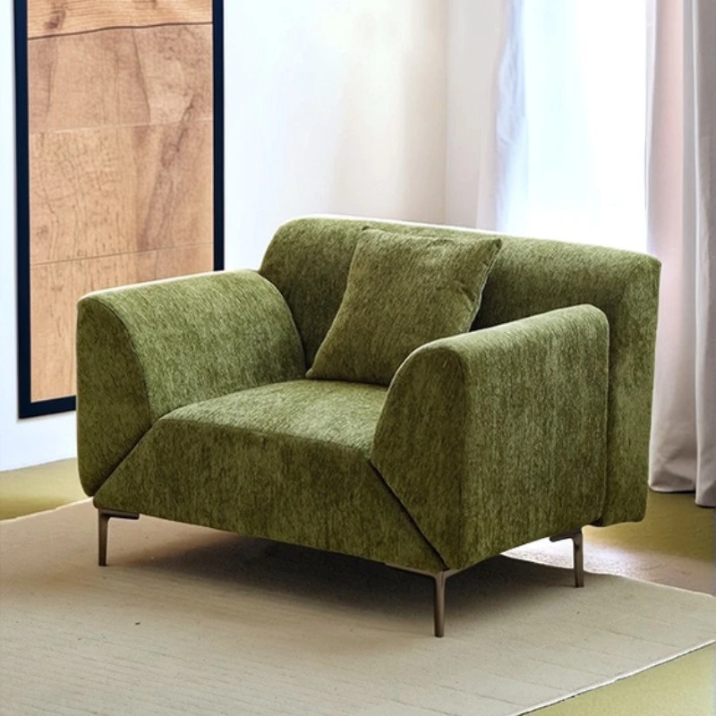Light luxury sofa chair rotatable armrest home living room single leisure chair