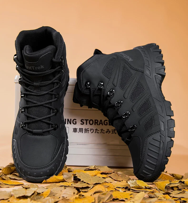 Herren Neue Armee-Stiefel Outdoor Ultraleichte Rutschfeste Schnelleinsatz-Knöchelstiefel Taktische Stiefel für Camping Arbeit Wasserdichte Jagdstiefel – Detail 36