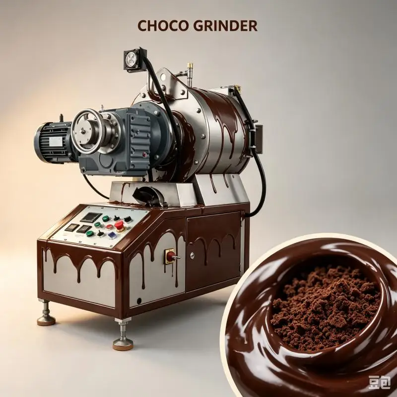 Stainless Steel Chocolate Grinding Machine Automatic Chocolate Paste Grinder Cocoa Processing Machine Factory Supply