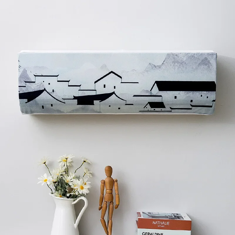 

Landscape Painting Air Conditioning Cover Hanging Machine Greemei's All-inclusive Universal Hanging Air Conditioning Dust Cover
