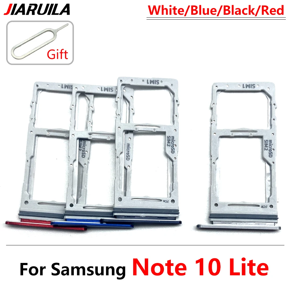 For Samsung Note 10 Plus / Note 10 Lite  Sim Card Reader Holder Dual Sim Card Tray Holder Slot Adapter