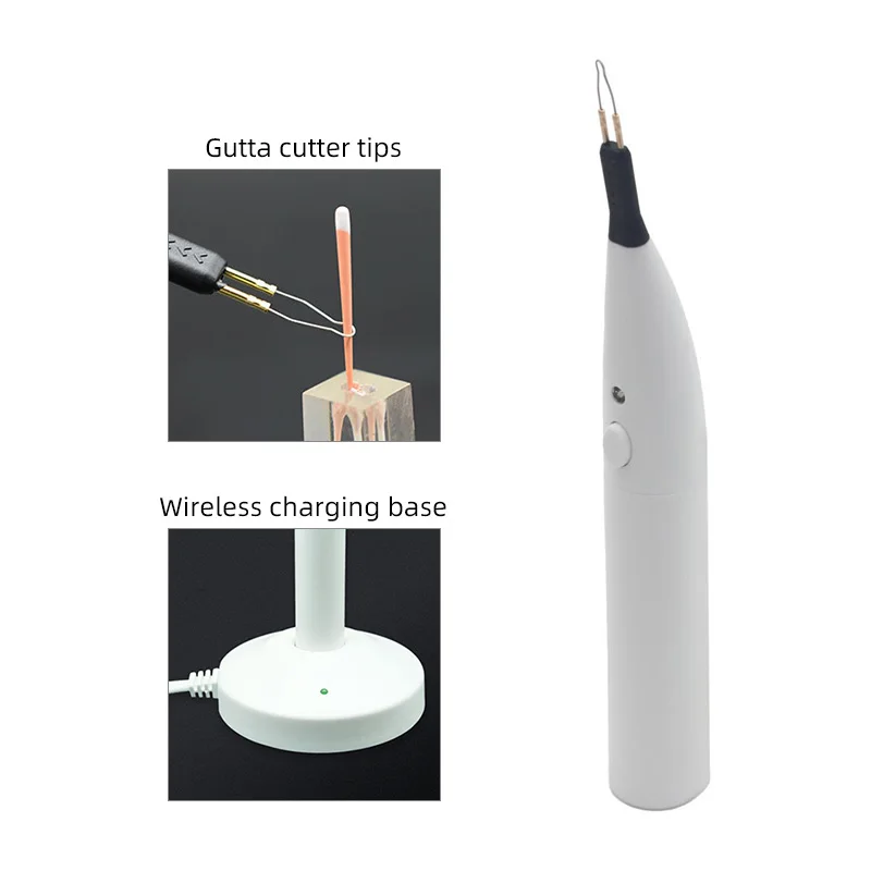 VVDental Dental guttaperca Tooth Gum Cutter con 4 punte sistema di otturazione Endo interruttore disciolto dentale guttaperca Cutter