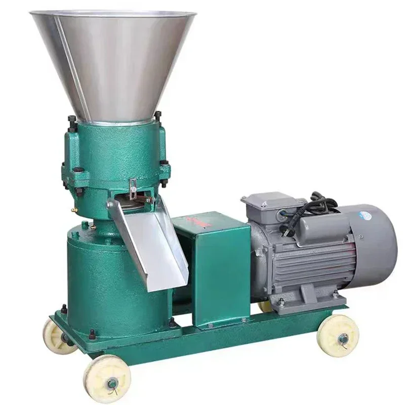 Wood Pellet Machine Small Feed Machine Chicken Duck Fish Rabbit Cattle Sheep Pig Breeding Livestock Pelletizing Machine