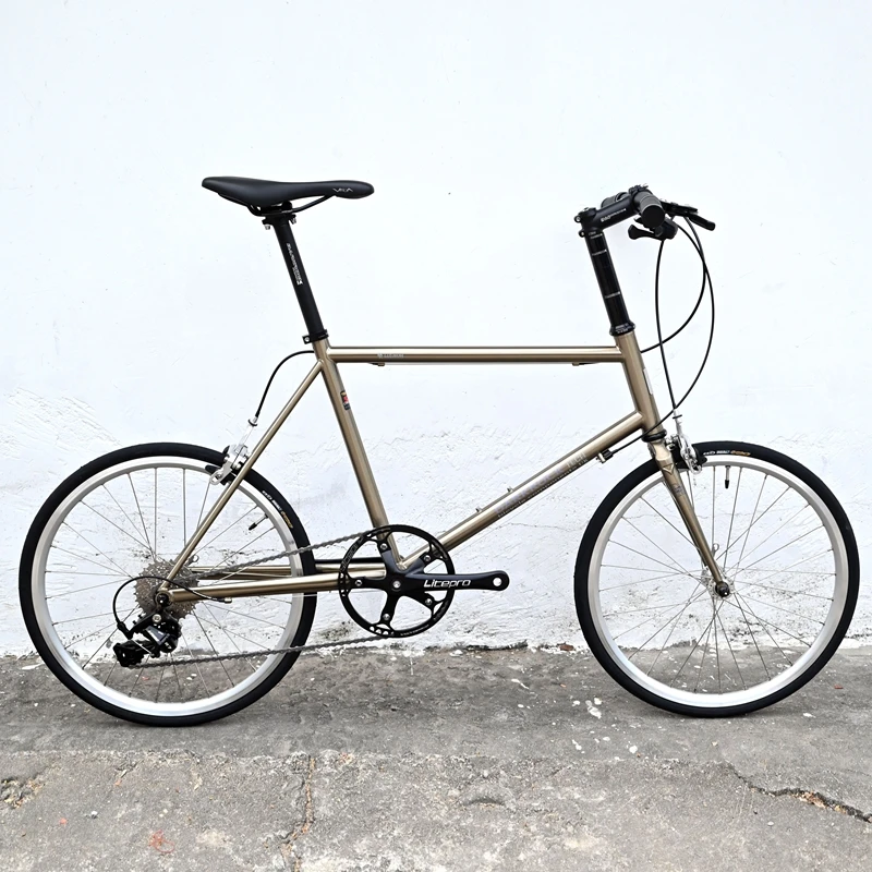 DARKROCK DR451 Reynolds 520 steel Mini Velo Bike LT R7 2X10S City