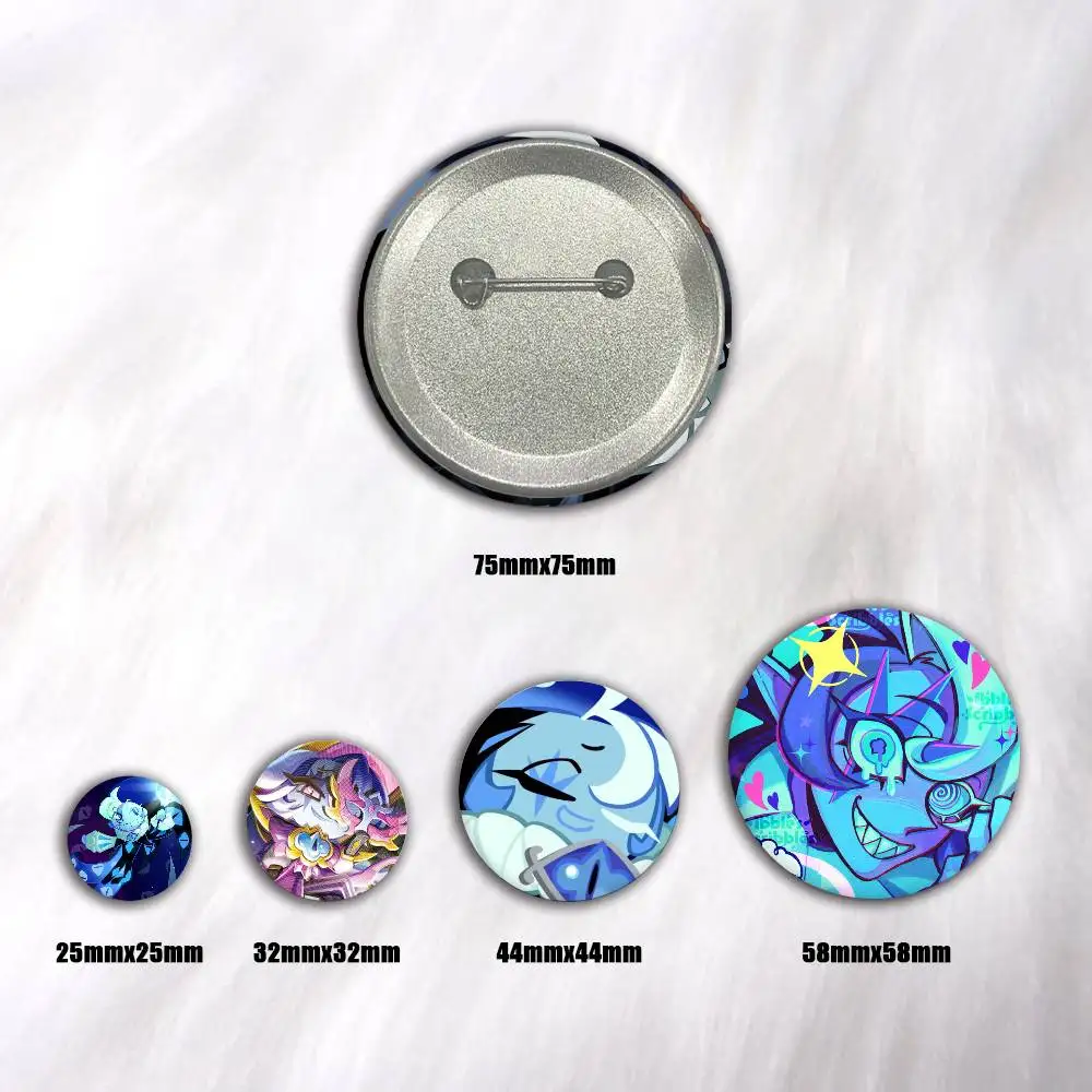 A-s-Shadow M-Milk Cookie Pins, Cartoon Brooches, Badge Gifts, Clothing, Backpacks, Stationery, Accessories