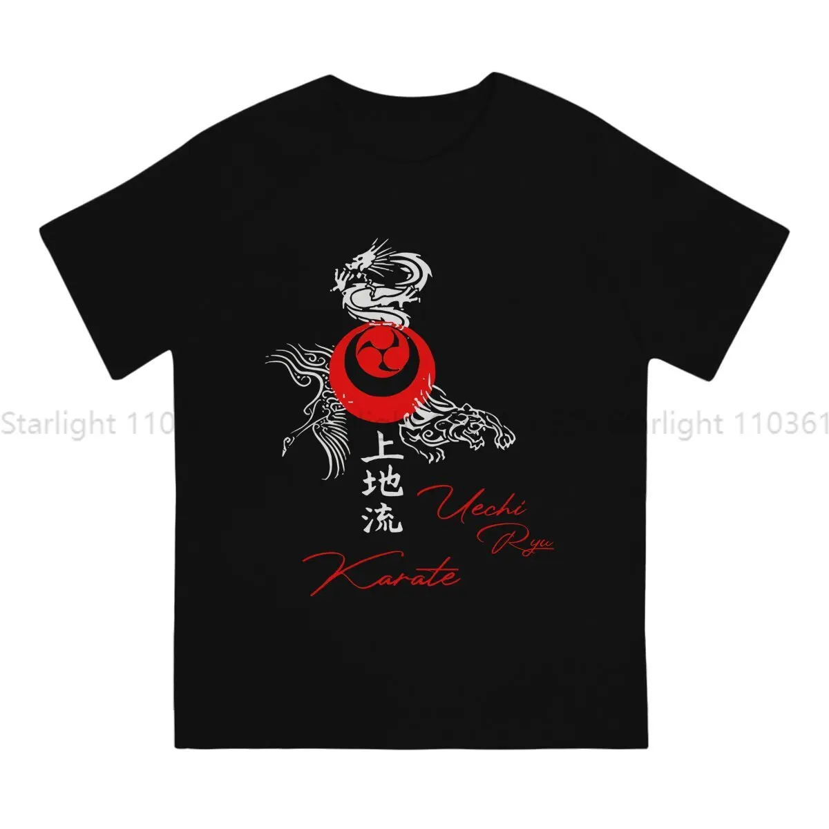 Uechi Ryu Elements TShirt For Men Kyokushin Karate Bushido Clothing Novelty T Shirt Homme