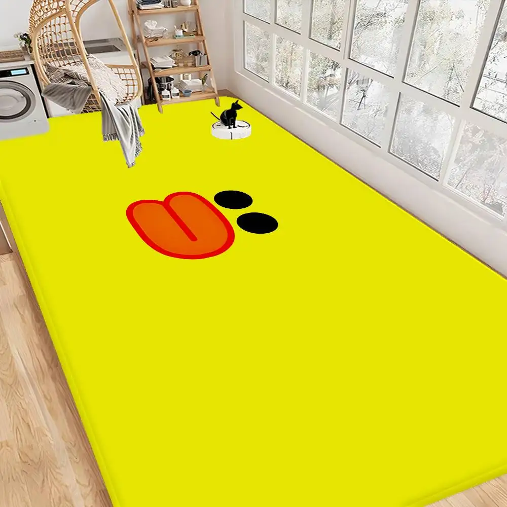 Anime L-LINE F-FRIENDS Kitchen Mat Kids Room Bedroom Decoration Balcony Anti-Slip Doormat Living Room Alfombra
