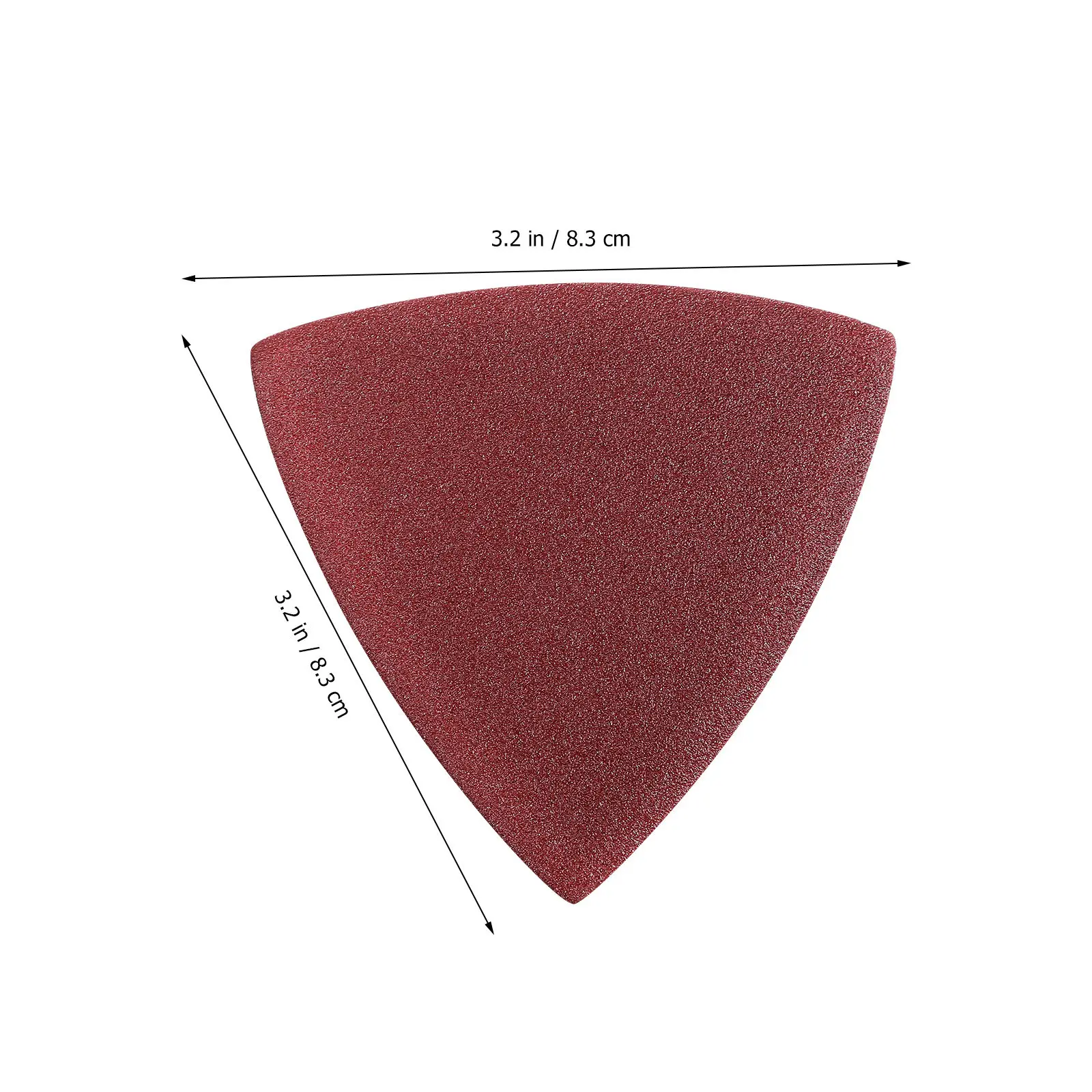 100Pcs Triangular Sanding Pads Strong Adhesive Efficient Sandpaper for Detail Sander Multi Tool Oscillating Tool Sanding Sheets