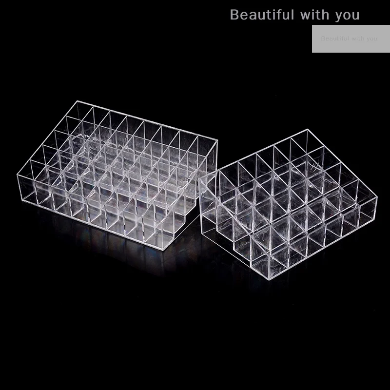 24/36/40 口紅ホルダー ディスプレイスタンド 化粧品オーガナイザー メイクアップケース アクリル