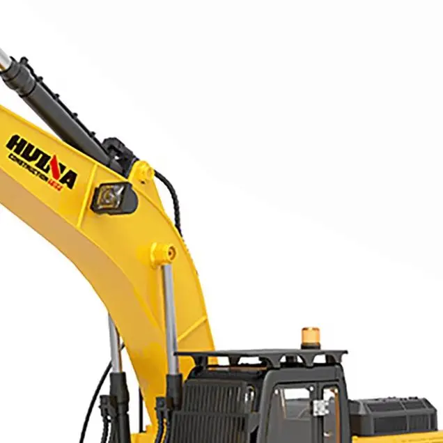 

HUINA, новое обновление 580, 1/14, модель металлического экскаватора, инженерная машина, электрический шаровой захват, вращающийся на 360° звуковые огни с когтями сдвига