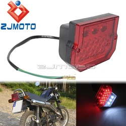 Motorcycle LED Brake Tail Light For Simson SR50 S51 Suzuki TS 125/150/250 MZ ETZ 150 250 251 301 Rear License Plate Taillight