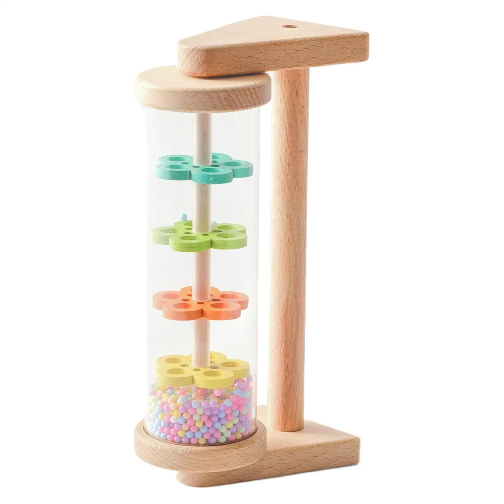 Palo de lluvia para bebé, juguete para niños, agitador de instrumentos, palo de lluvia educativo, juguete Musical para 0-3 años, guardería, hogar