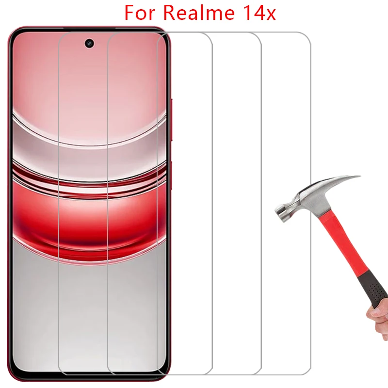 tempered glass for realme 14x phone case on realme14x 14 x x14 back cover 360 realmi realmi14x reali real me relme reame 14xcase