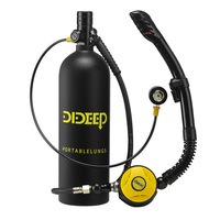 DIDEEP X5000 Plus 2L diving tank, oxygen tank, diving breathing tube