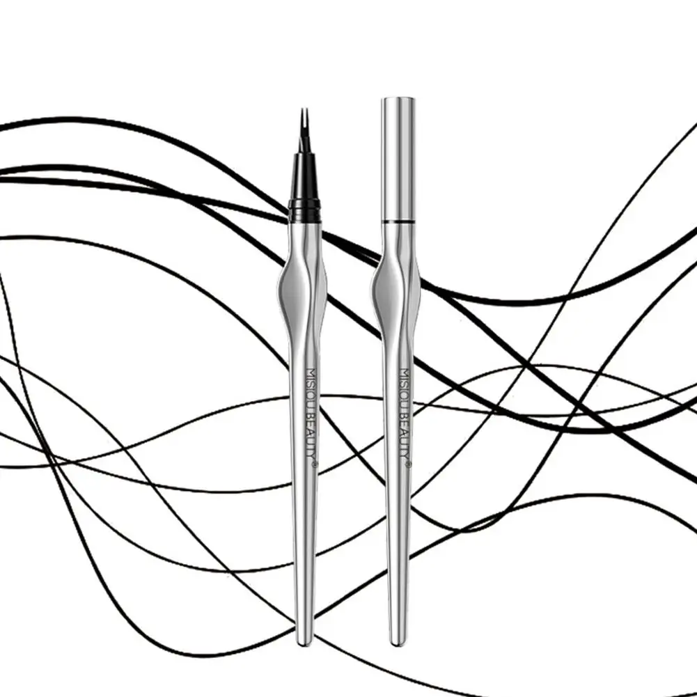Lápis de sobrancelha selvagem, duradouro, fácil de lidar, impermeável, líquido coreano, deitado tatuagem caneta, maquiagem sobrancelha fina, E0k4, 2 pontos