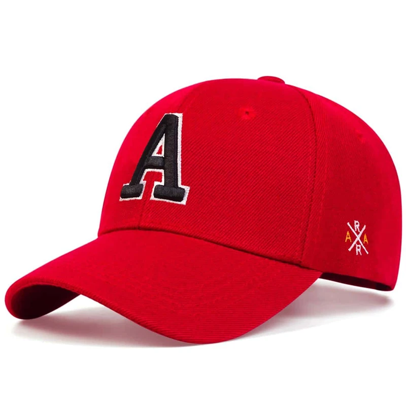 Unisex-Baseballmütze mit Buchstabenstickerei, Frühlings- und Herbst-Snapback-Mütze, verstellbare Freizeitmütze, Sonnenschutzmütze – Detail 10