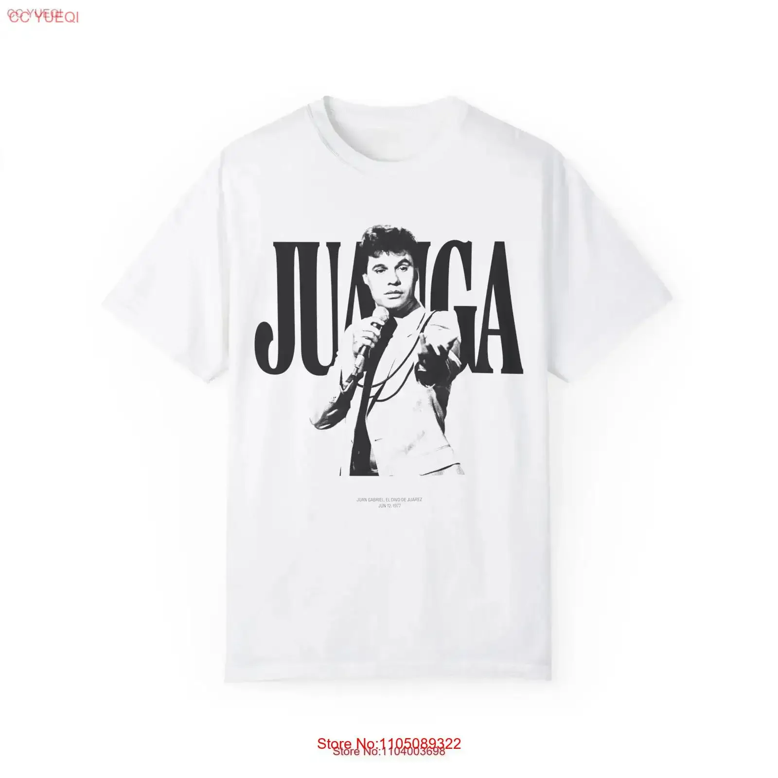 تي شيرت خوان غابرييل إل ديفو دي جواريز تي شيرت مميز للمغني المكسيكي تحية عتيقة مغسولة قابلة للتنفس للجنسين متعدد الاستخدامات أنيق