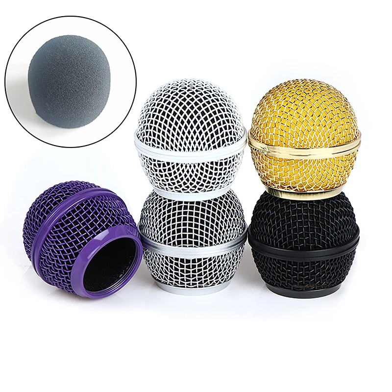 Single Piece of Shure SM58 Wireless Mic Metal Grille Replacement, Ideal Mic Head Part for Parties view 5