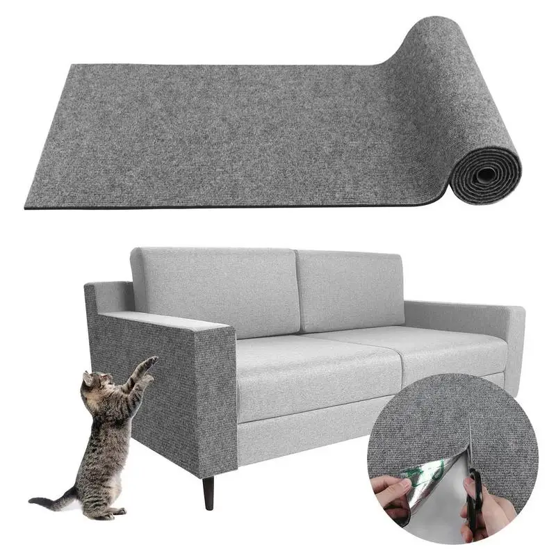 

Cat Scratching Mat Anti Cat Scratch Mat Trimmable Self-Adhesive Carpet Mat Cat Scratching Post Carpet Anti-scratching Sofa
