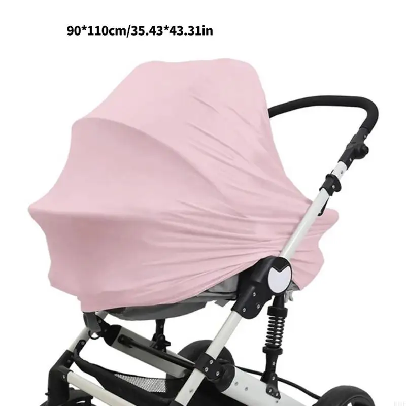 Windproof Privacy Towel Breastfeeding Essential Car Canopy for Girls Boys