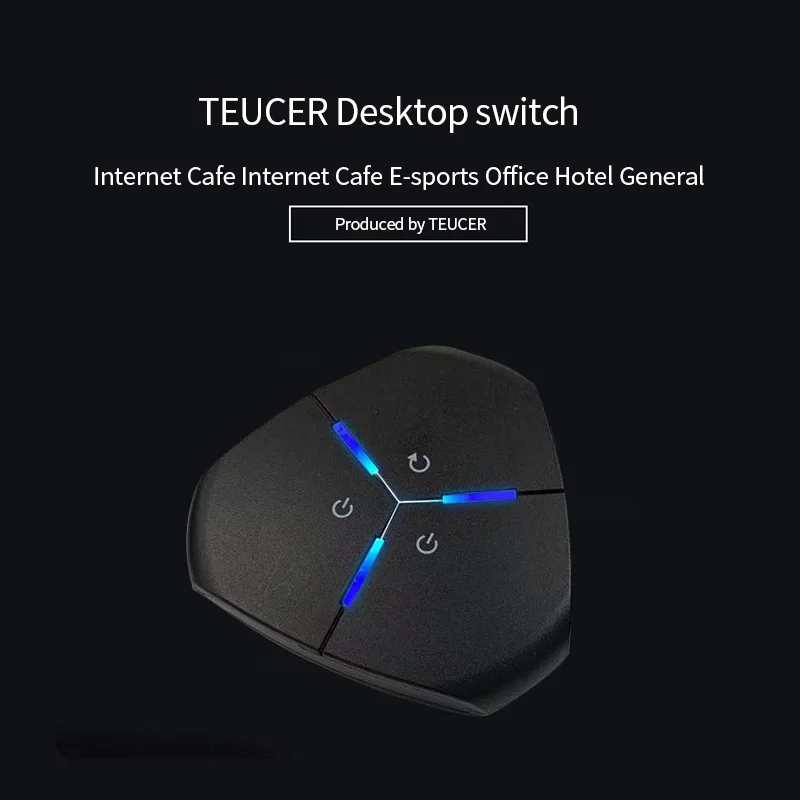 TEUCER Home External Extension Line Computer Mobile Desktop Startup Buttons Switch Mainframe Port Power Start Key