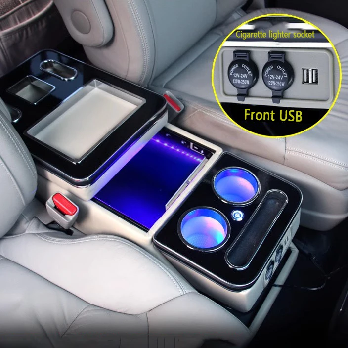 Groothandel Odyssey Auto Armsteun Doos Tissue Box Luxe 24Cm Tweede Rij Ruime Alphard Business MPV Universele Auto Middenconsole