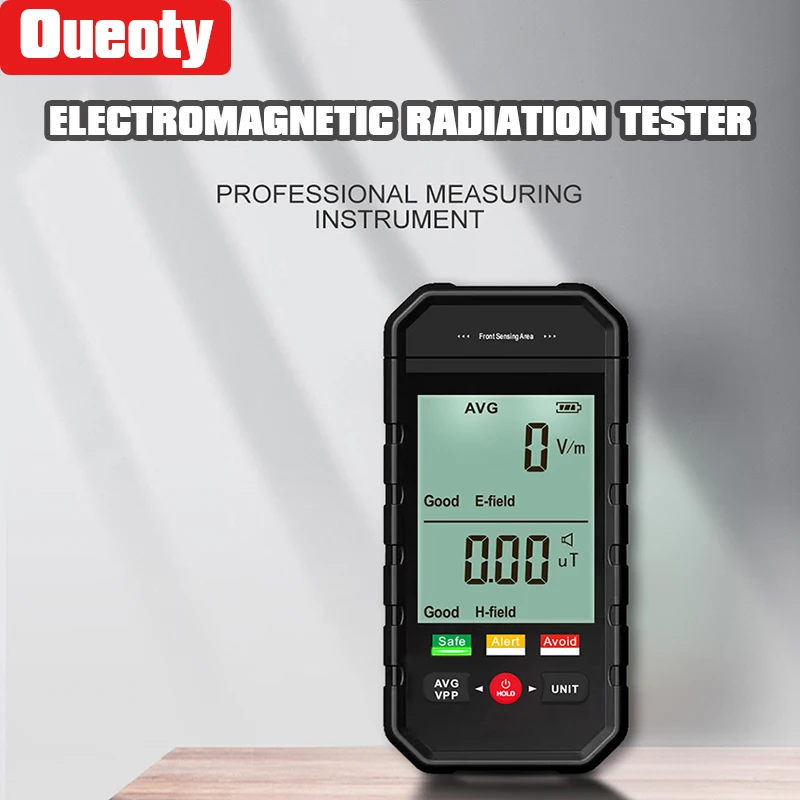 ET925 Electromagnetic Radiation Tester Portable Electric Magnetic Field Radiation Detector for Household Apartment EMF Meter