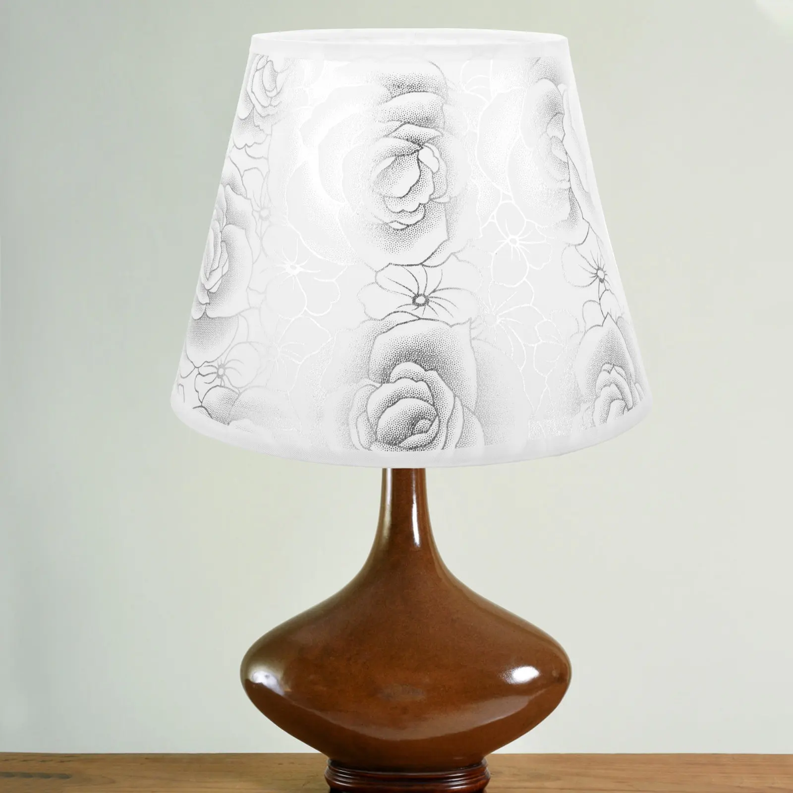 

Table Lamp Shade Fabric Cover Replacement Light Shade Softens Light Decorative Lamp Accessory for Bedside Desk Floor Lamps