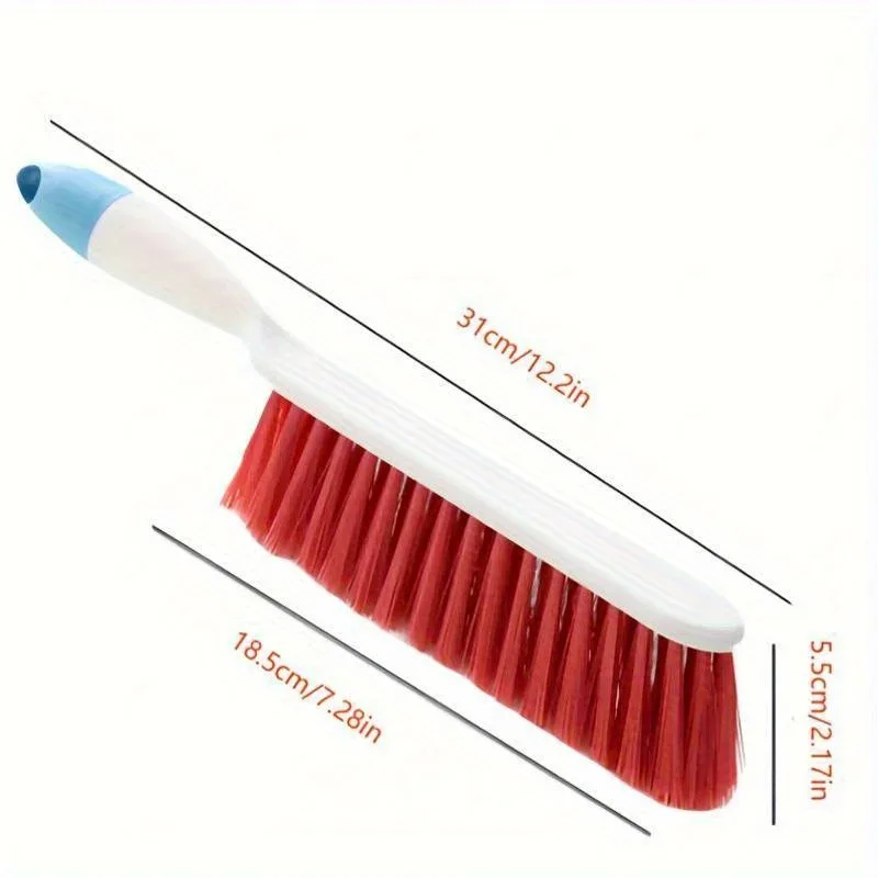 Bed brush with rubber handle, thickened large candy colored bedding, bed sheets, dust removal brush, sweeping bed brush