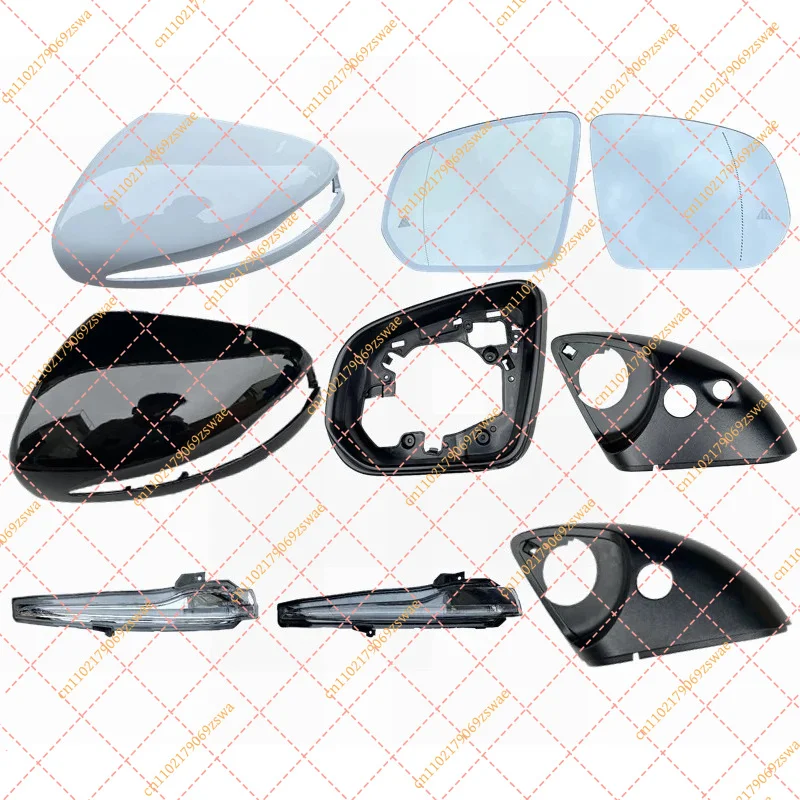 for Mercedes-Benz GLE W167 / GLS / G-Class W464 Side Mirror Cover Frame - Heated Turn Signal Light Housing & Bottom Trim