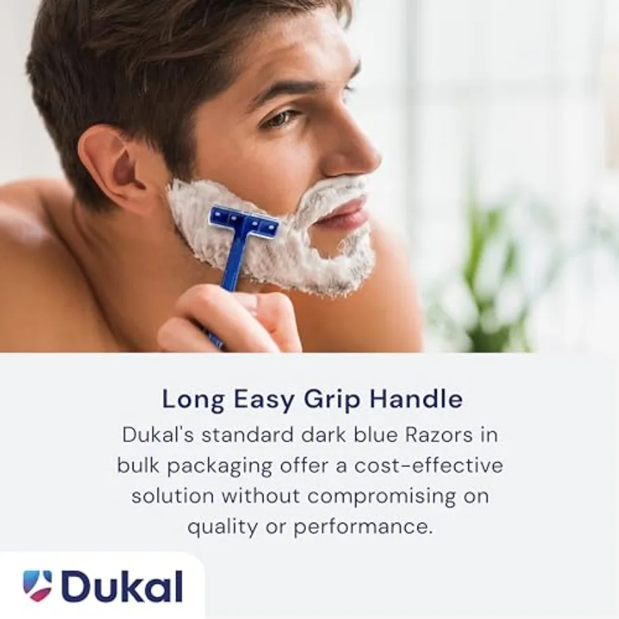 ماكينة حلاقة DawnMist TwinBlade للاستعمال مرة واحدة بمقبض أزرق، عبوة كبيرة مكونة من 2000 حلاقة دقيقة للعناية بسلاسة ومريحة في الوجه اليومي #6