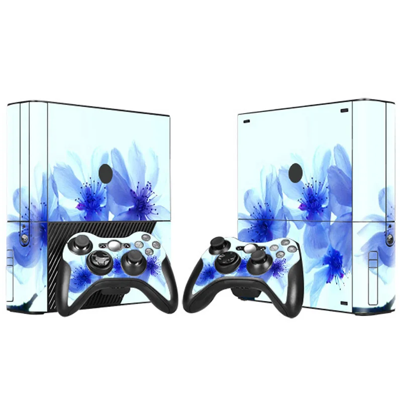 Dropshipping adesivos de pele de material de vinil protetor para adesivos de Xbox 360 E