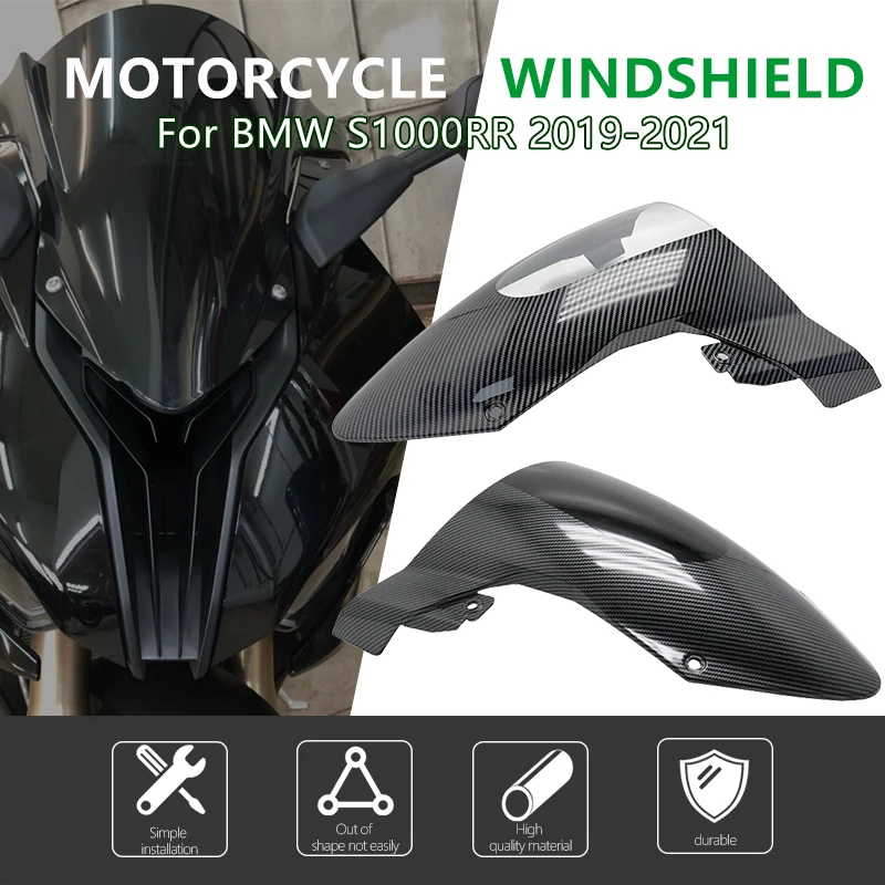 

s1000rr Motorcycle Windscreen Windshield for BMW S1000RR S1000 RR 2019 2020 2021 Screen Protector ABS Plastic Moto Parts