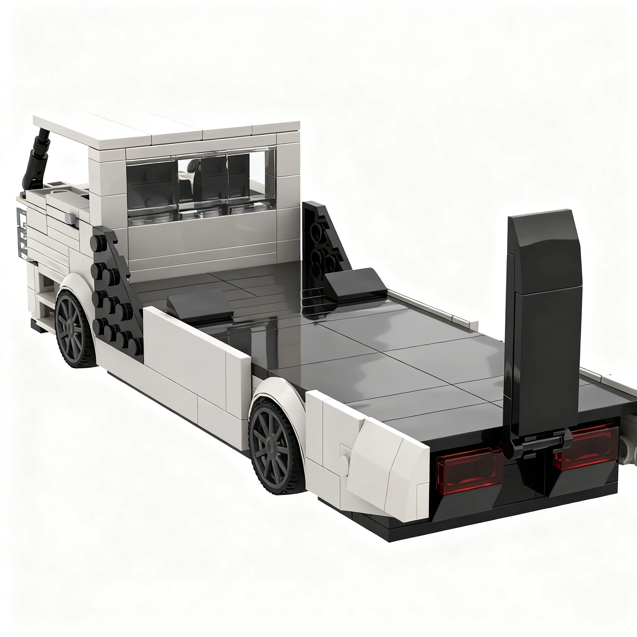 329pcs MOC City Champions Jumbo Truck Model Building Blocks Christmas Gift Decorative Set Creative For Desktop And Shelf Display