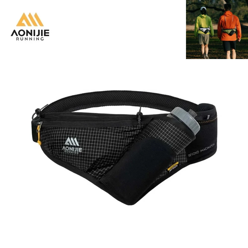 

AONIJIE FH2501 Бутылка с водой для бега, поясная сумка, спортивный пояс, походный марафон, сумка для мобильного телефона на открытом воздухе