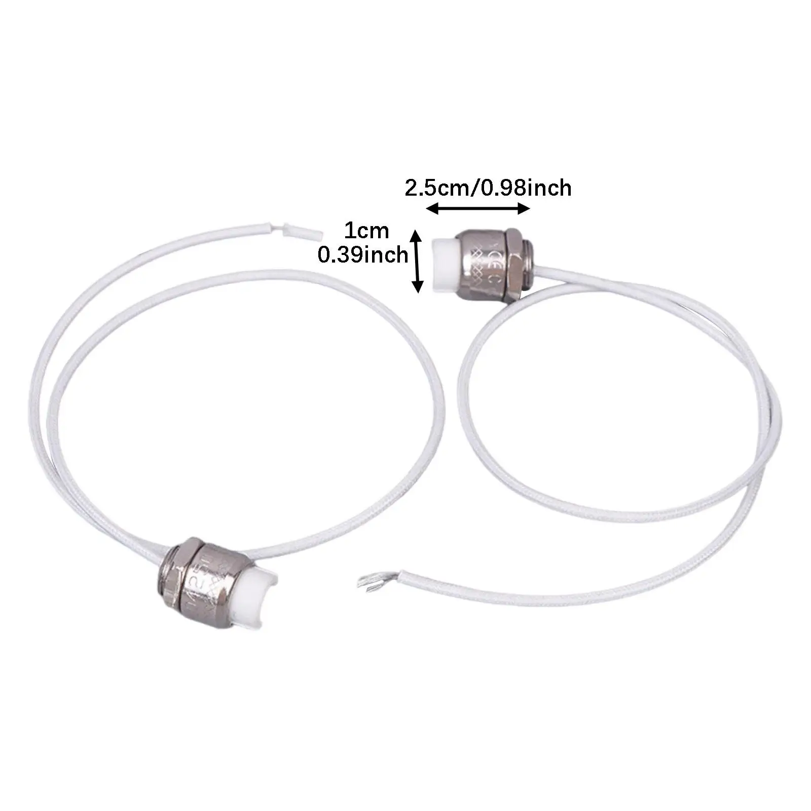 R7S Lamp Holder Socket Ceramic Adapter ABS Light Fixture Connector for Bath Heater Work Light