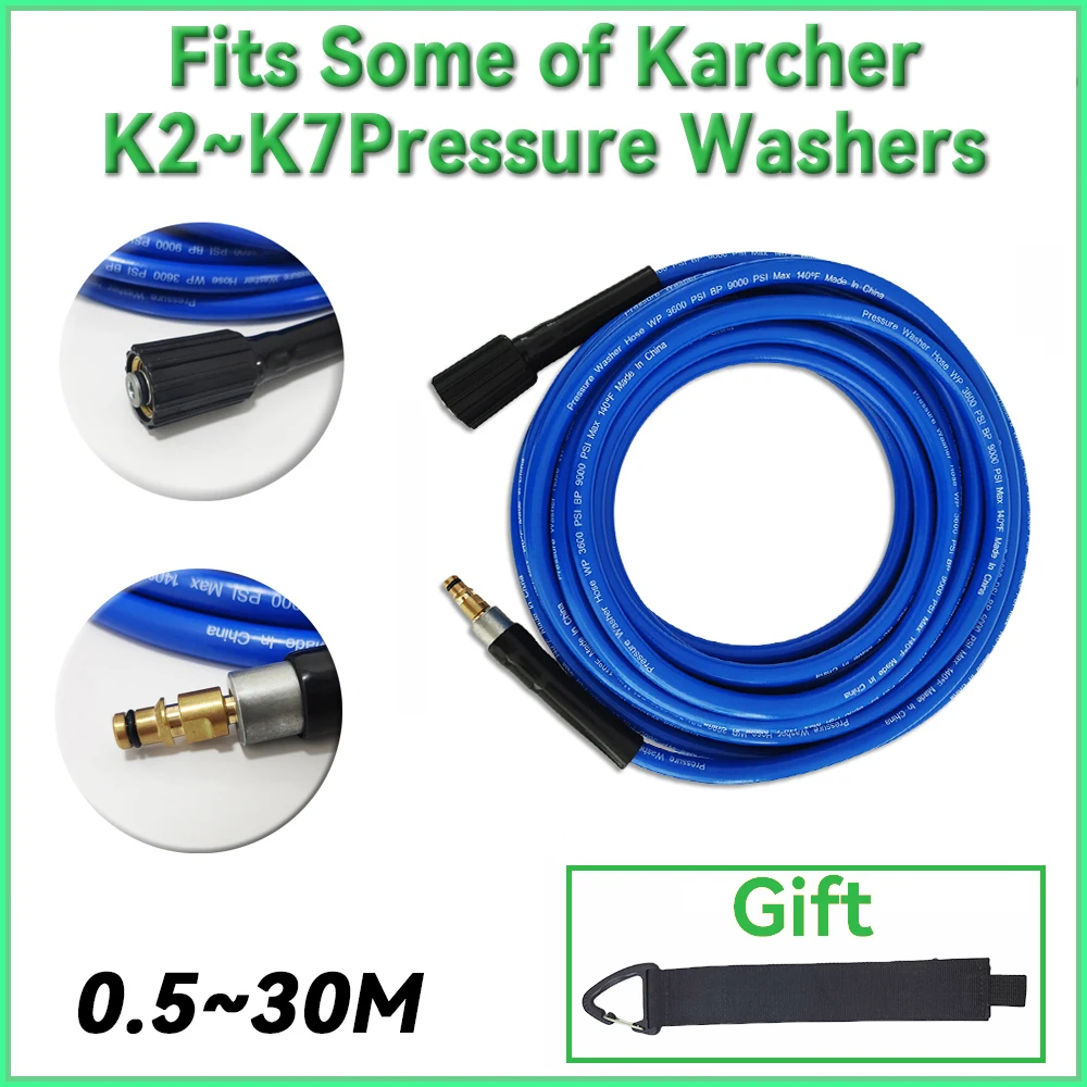 Car wash Pipe,Super Flexible Kink Resistant Power Washer Hose,Pressure Washer Hose,Fits Some of Karcher K2~K7 Pressure Washers