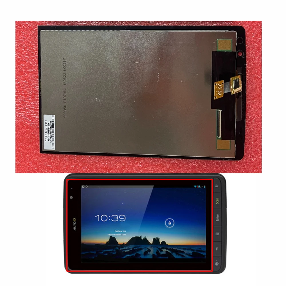 

Original 7inch LCD screen with Touch screen Seuic AUTOID Pad 7 tablet PC PAD LCD
