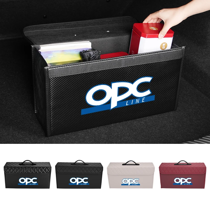 Organisateur de voiture, sac de voyage, organisateur de coffre en cuir Portable pliable pour Opel Corsa Astra Insignia Vectra Zafira Meriva Mokka G