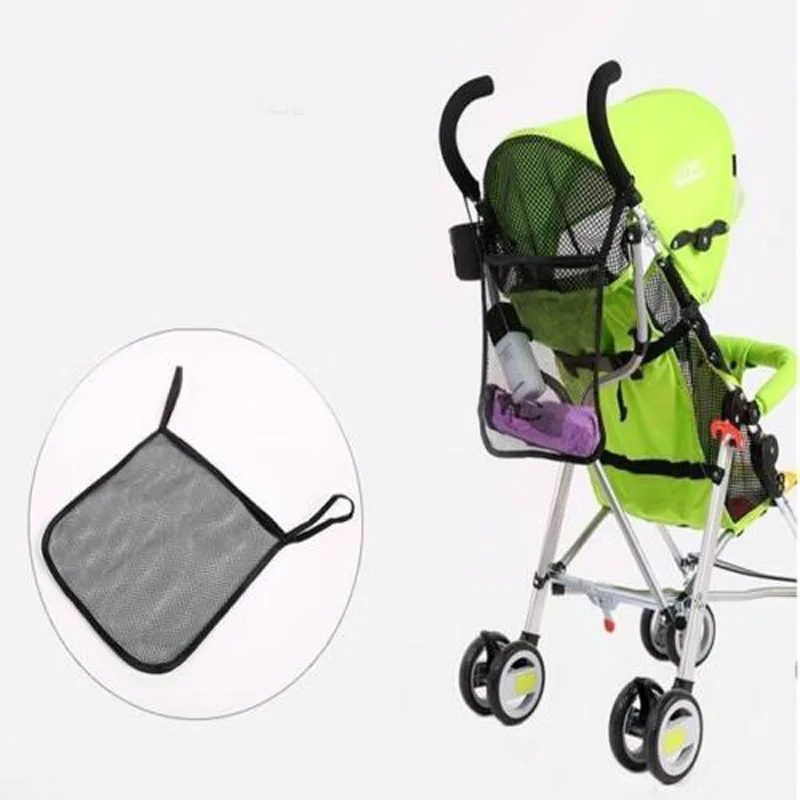 Baby Stroller Organizer Net Child Trolley Basket Mesh Hanging Storage Bag Pocket Basket Accessories Baby Bed Stroller Accessory