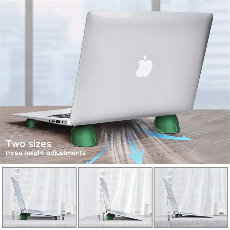 Laptop Stand Holder Magnetic Storage Portable Cooling Pad For MacBook Laptop Cool Ball Heat Dissipation Pad Cooler Riser Stand