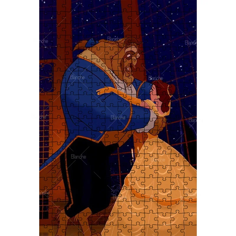 Disney Beauty And The Beast Princess Belle 1000PCS Puzzles Puzzle Game Girls Like Wooden Jigsaw For Gifts Room Desk Ornaments