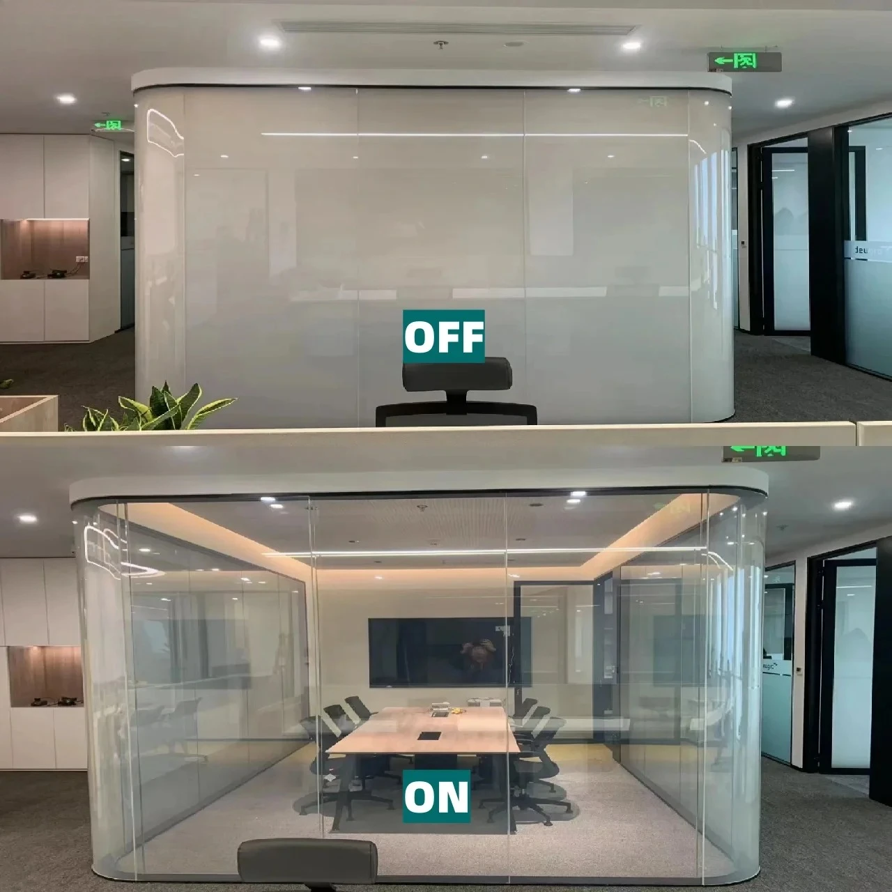 Electrochromic Dimming Transparent PDLC Glass Film  Self Adhesive Electrical Pdlc Smart Film for Glass Window Tint Glass