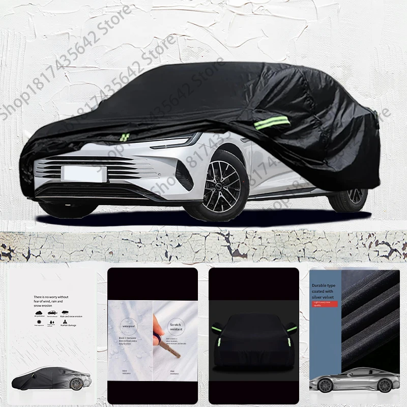 

For BYD Seal Auto Anti snow Anti dust Anti uv Anti Frost Anti peeling paint And Anti Rainwater car cover Car cover black