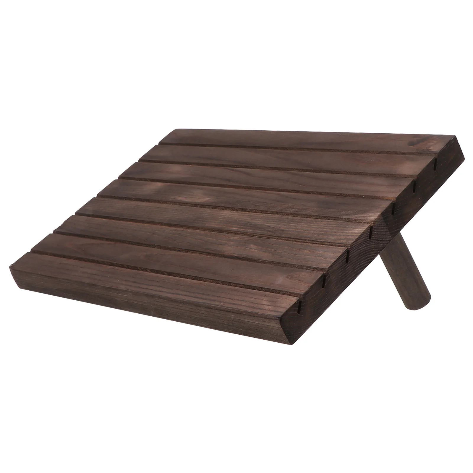 1Pcs Simple Wooden Earrings Display Stand Earring Holder Jewelry Shelf for Storage Organizer Jewelry Rack for Desk Vanity