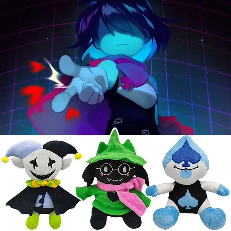 Deltarune Plush Toy Cartoon Ralsei Lancer Plushie Figure Animals Stuffed Dolls Sofa Decoration Pillow Christmas Birthday Gifts