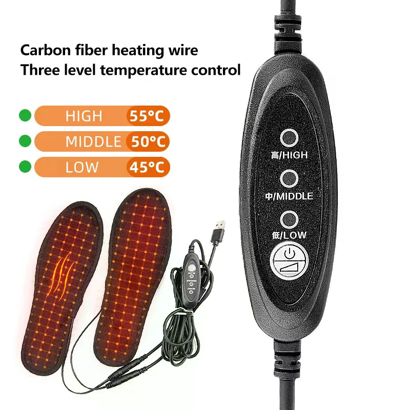 USB-beheizte Schuheinlagen, el – Heated Insole Rechargeable Bewertung und Preis