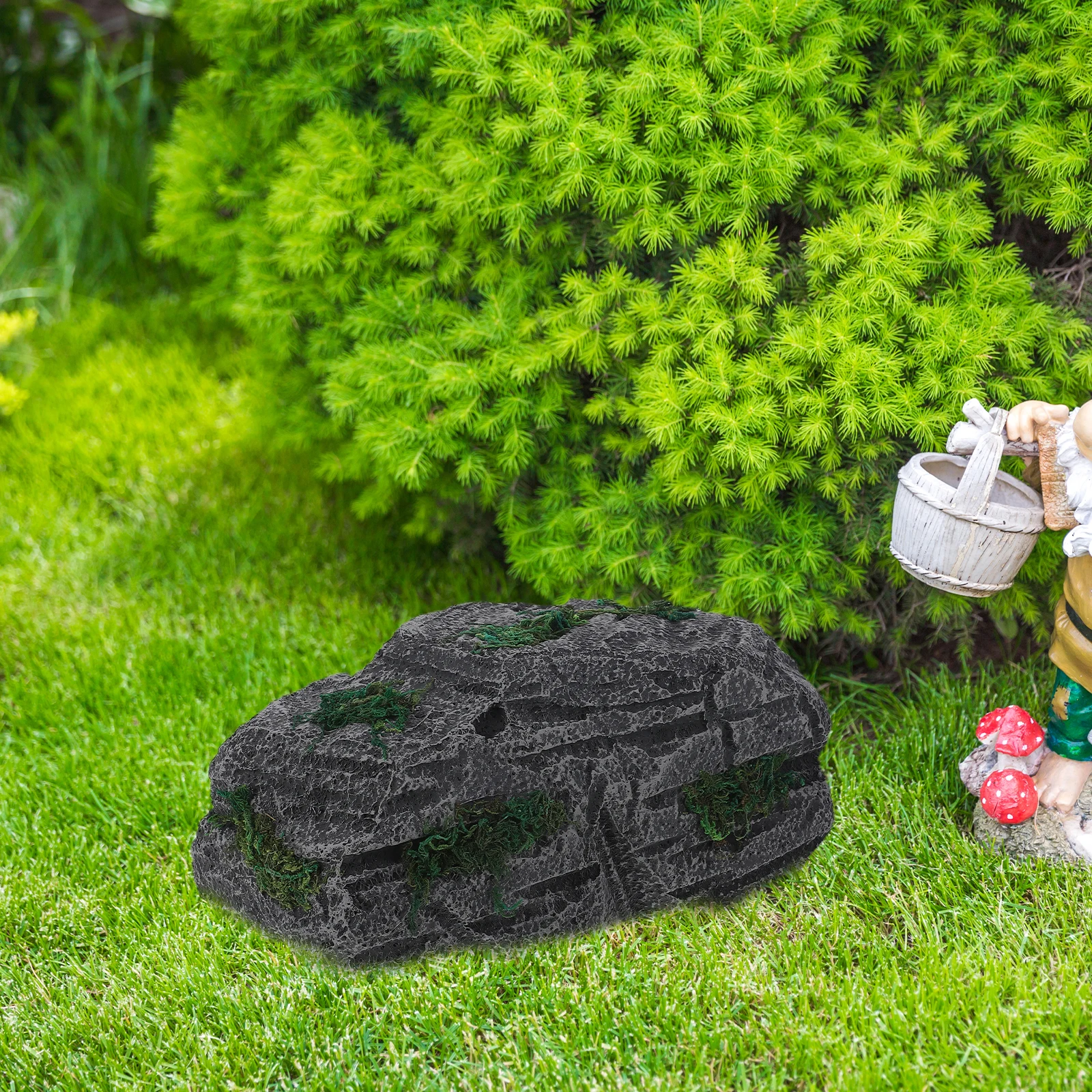 

Realistic Artificial Stone Rock Fake Stone Prop Lightweight for Wedding Stage Film Set Garden Landscape Decorative Vase