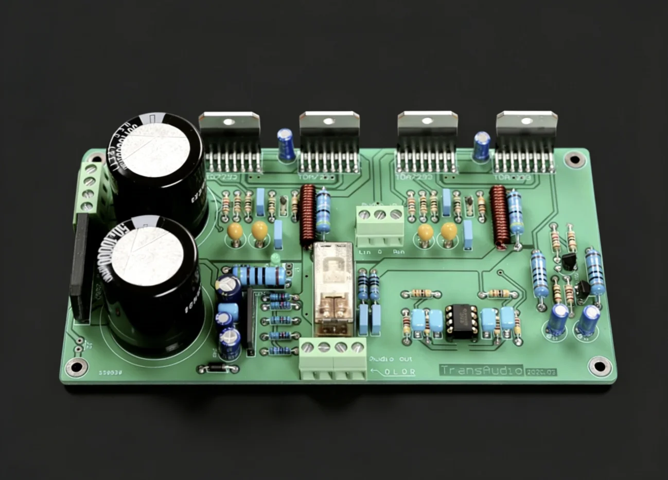 

Плата двухканального чистого постусилителя LINN LK140, высококачественная схема с аудиофильскими резисторами TDA7293/KOA